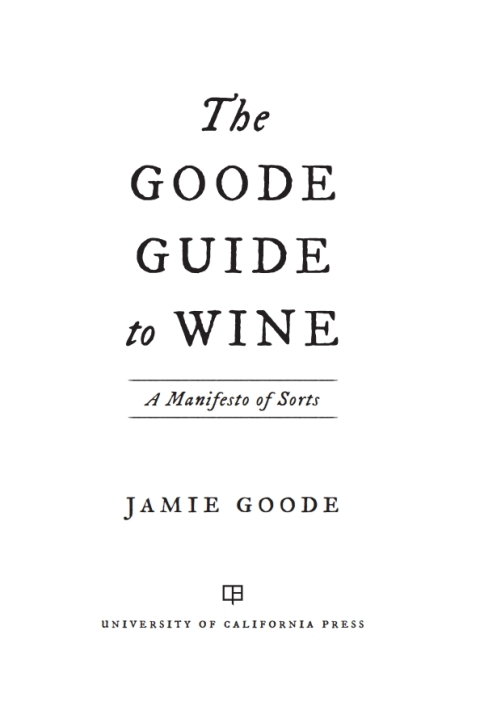 Cover image for book The Goode Guide to Wine