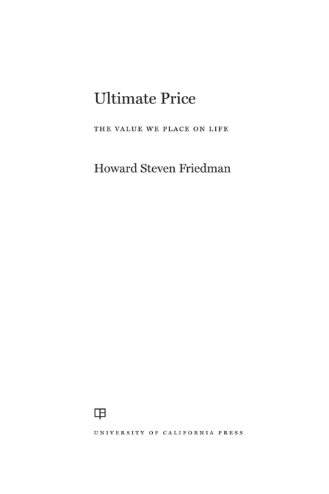 Cover image for book Ultimate Price
