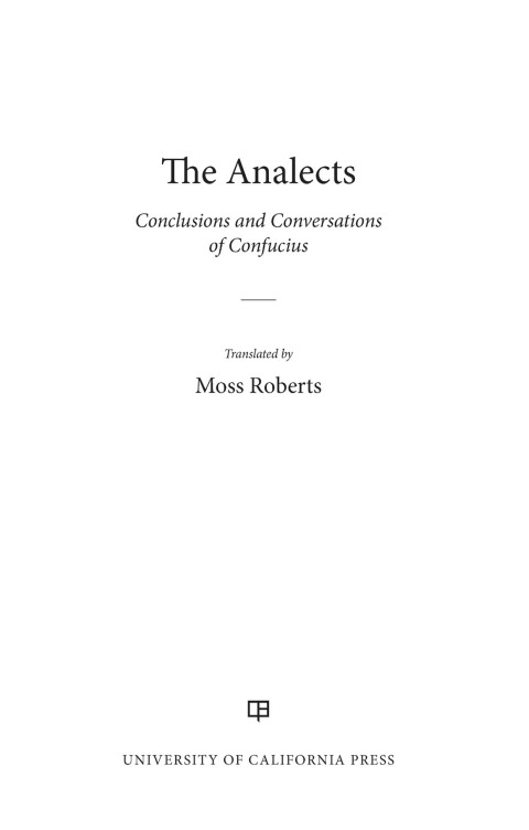 Cover image for book The Analects
