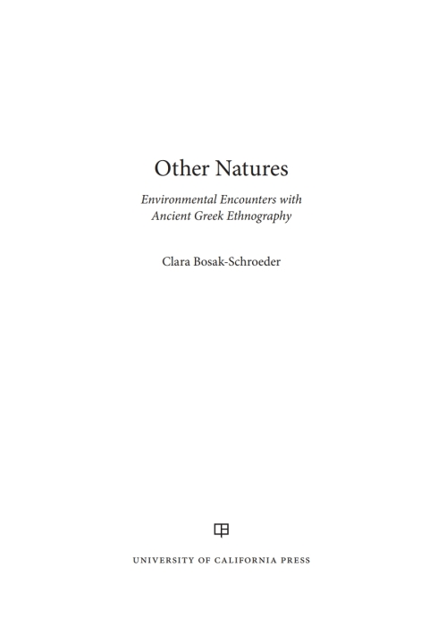 Cover image for book Other Natures