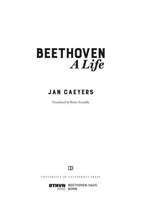 Cover image for book Beethoven, A Life