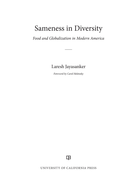 Cover image for book Sameness in Diversity