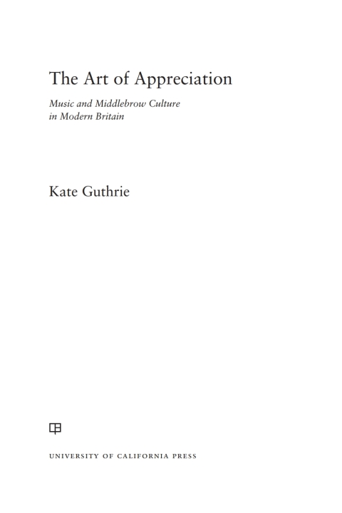 Cover image for book The Art of Appreciation
