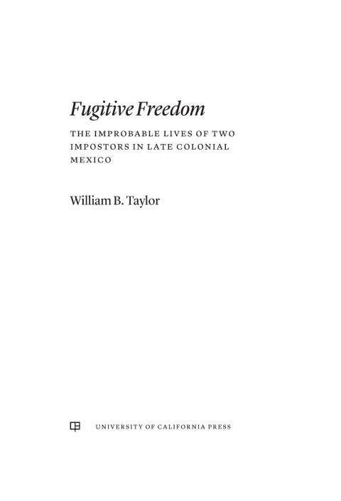 Cover image for book Fugitive Freedom