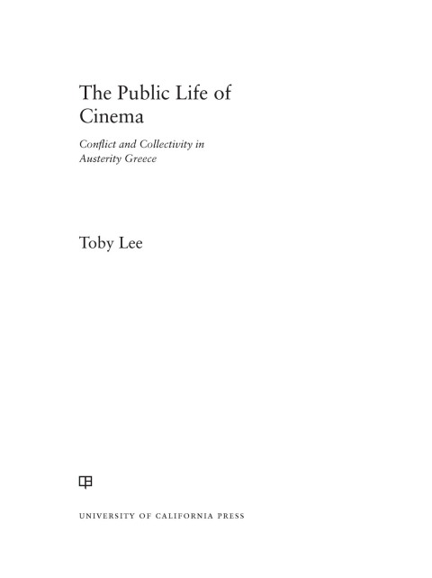 Cover image for book The Public Life of Cinema
