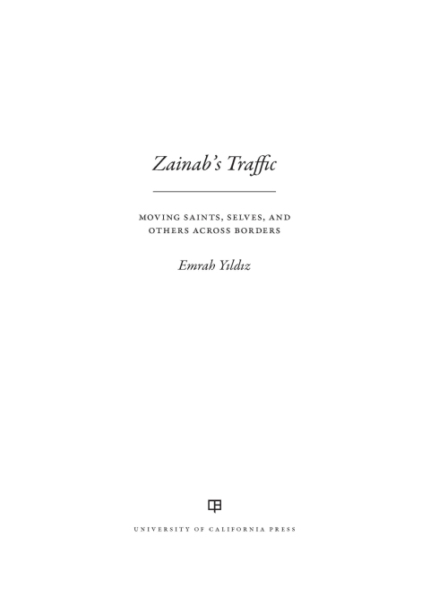 Cover image for book Zainab’s Traffic