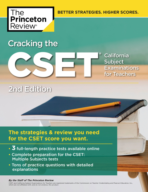 Cover image for book Cracking the CSET (California Subject Examinations for Teachers), 2nd Edition
