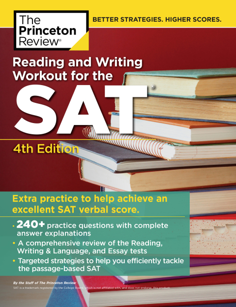 Cover image for book Reading and Writing Workout for the SAT, 4th Edition
