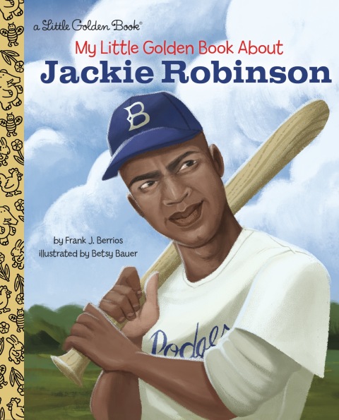 Cover image for book My Little Golden Book About Jackie Robinson