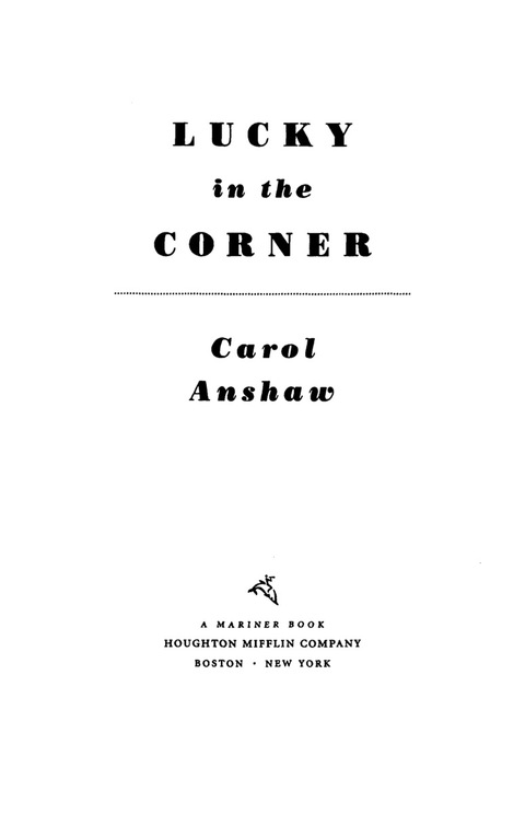 Cover image for book Lucky In The Corner