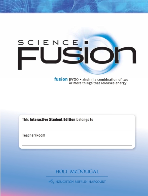 Cover image for book ScienceFusion Interactive Worktext Grades 6-8 Module H: Matter and Energy