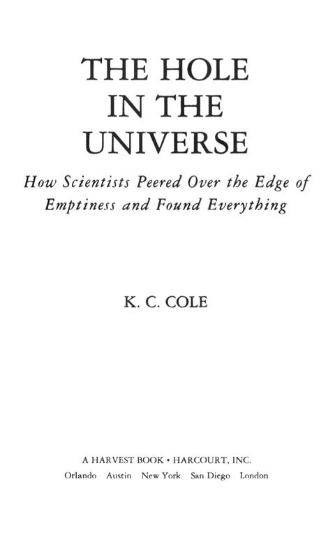 Cover image for book The Hole in the Universe