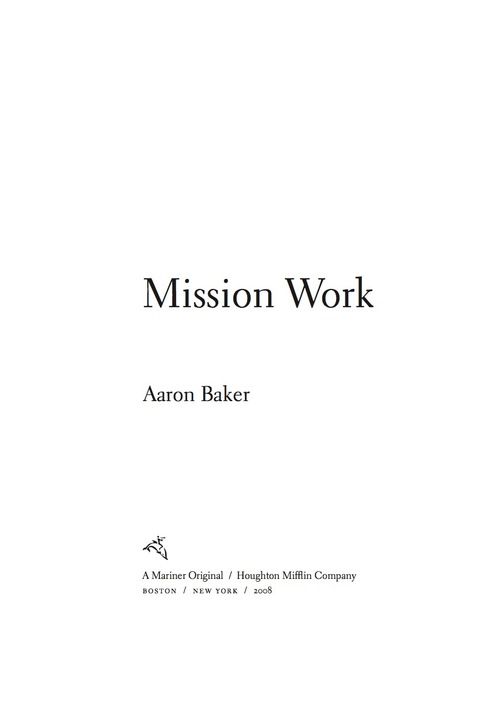 Cover image for book Mission Work