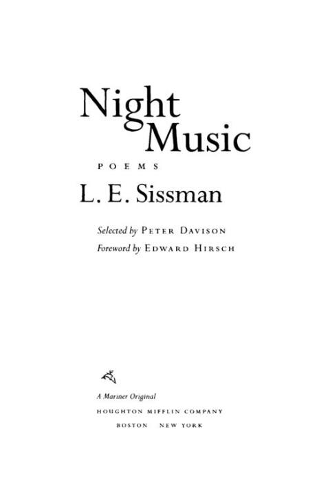 Cover image for book Night Music