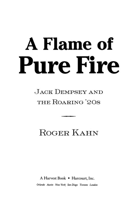 Cover image for book A Flame of Pure Fire