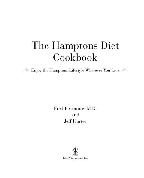 Cover image for book The Hamptons Diet Cookbook