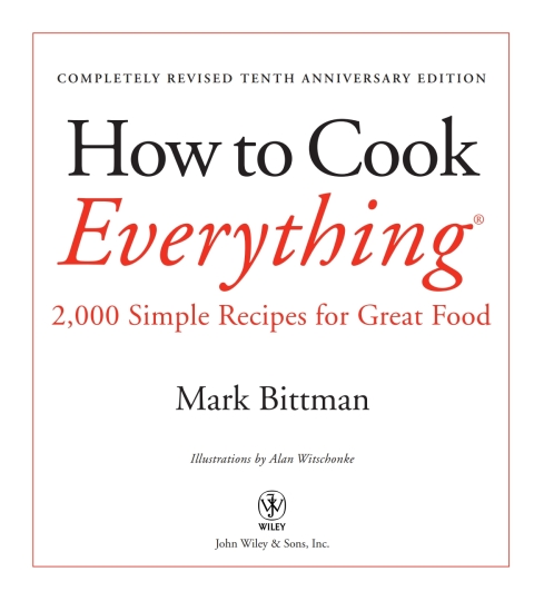 Cover image for book How To Cook Everything: