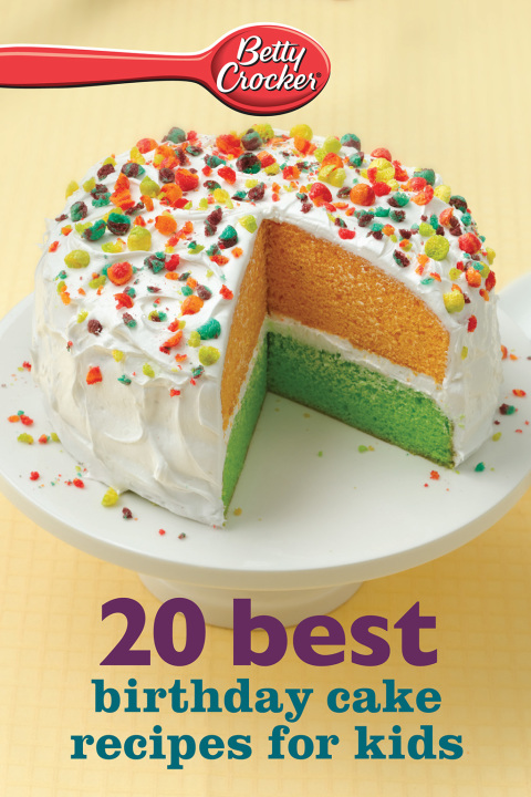 Cover image for book 20 Best Birthday Cake Recipes for Kids