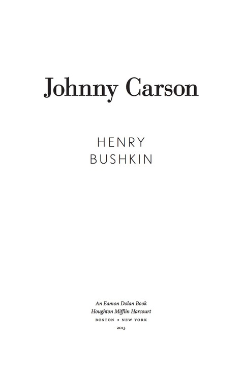 Cover image for book Johnny Carson