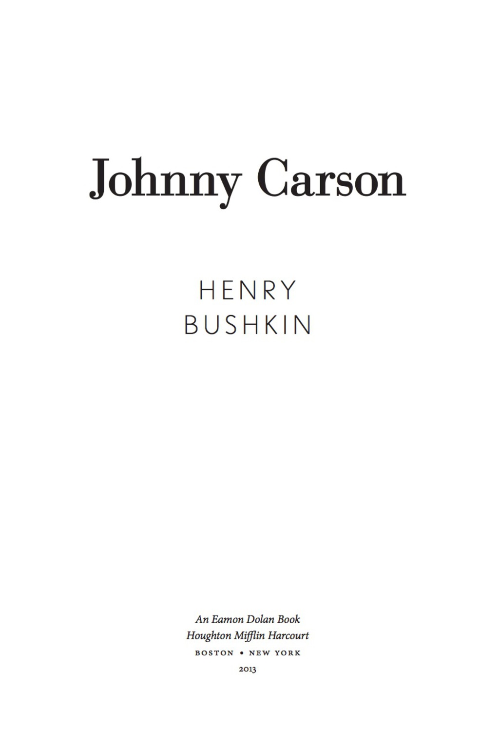 Page Fidelity Johnny Carson; $16.64