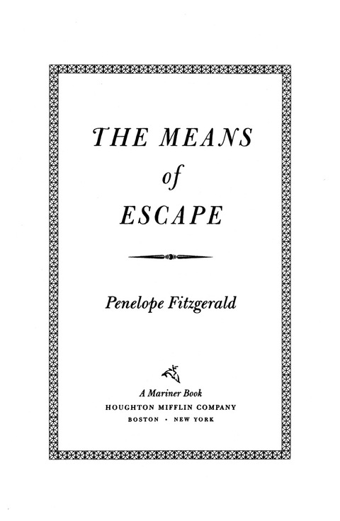 Cover image for book The Means of Escape