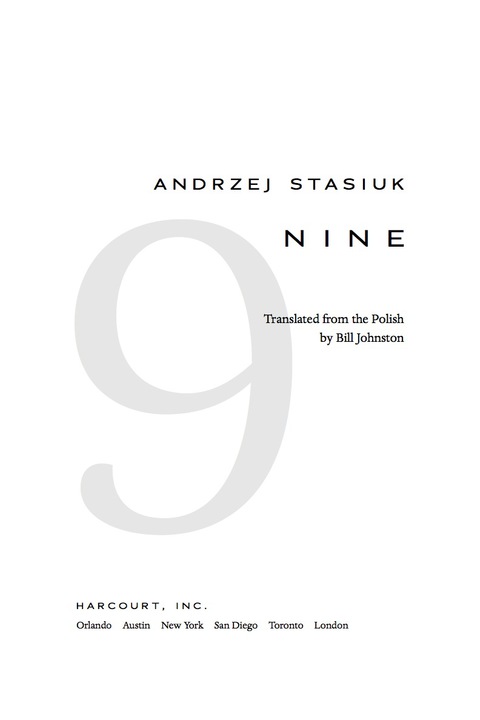 Cover image for book Nine