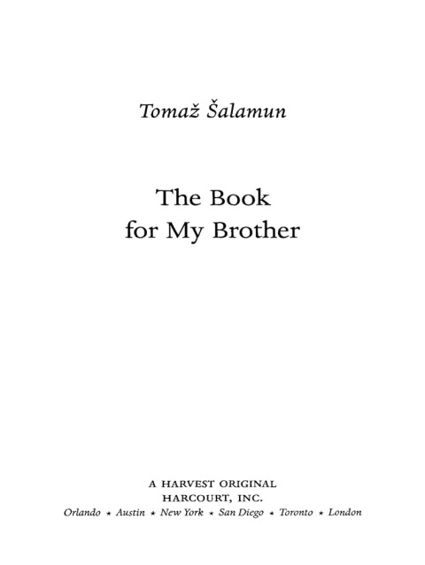 Cover image for book The Book For My Brother