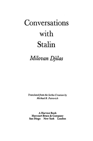Conversations With Stalin