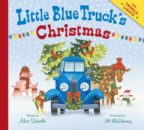 Cover image for book La Navidad del camioncito azul (Little Blue Truck's Christmas Spanish edition)