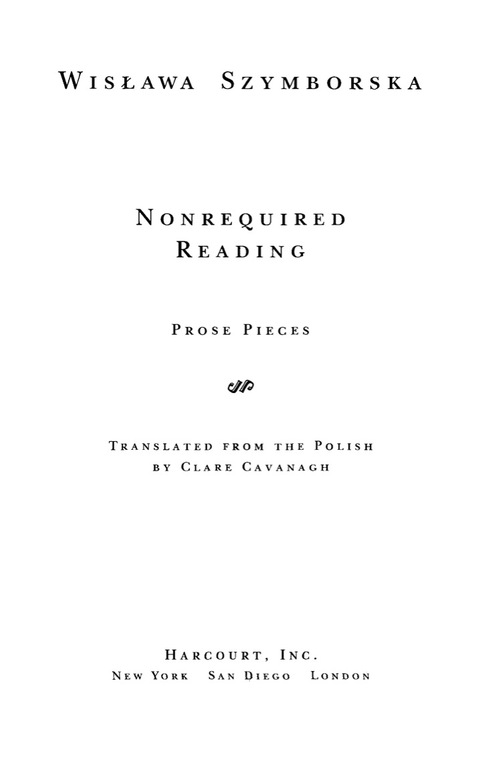 Cover image for book Nonrequired Reading