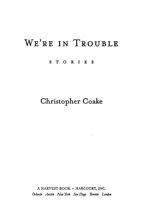 Cover image for book We're in Trouble