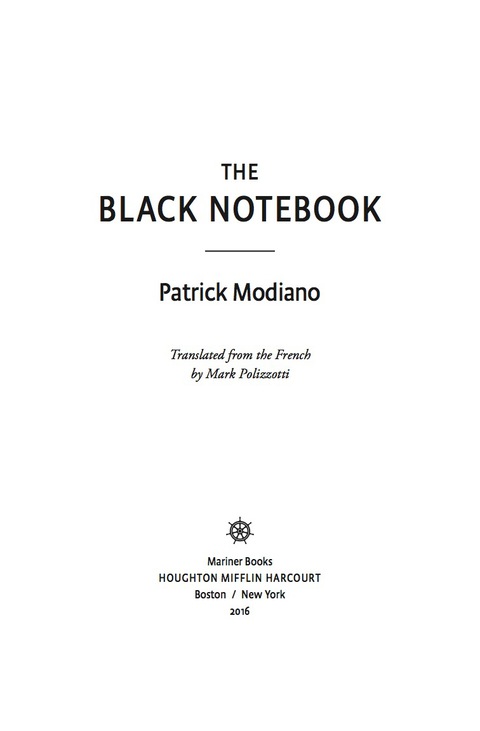 Cover image for book The Black Notebook
