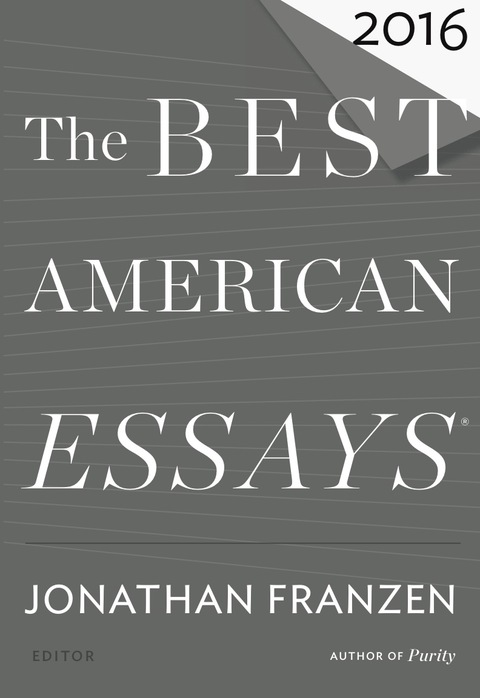 Cover image for book The Best American Essays 2016