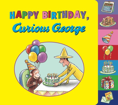 Cover image for book Happy Birthday, Curious George