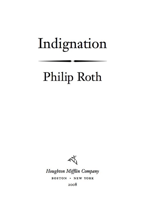 Cover image for book Indignation
