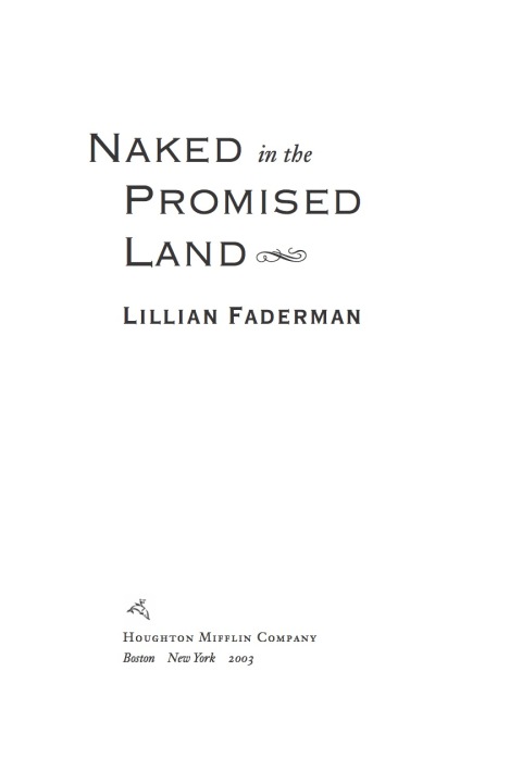 Cover image for book Naked in the Promised Land