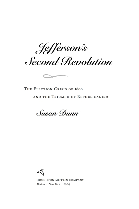 Cover image for book Jefferson's Second Revolution