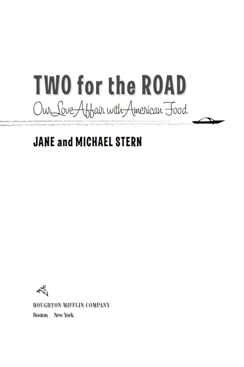 Cover image for book Two For The Road