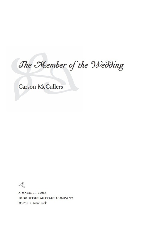 Cover image for book The Member of the Wedding