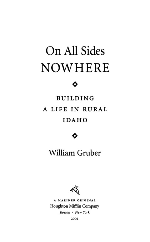 Cover image for book On All Sides Nowhere