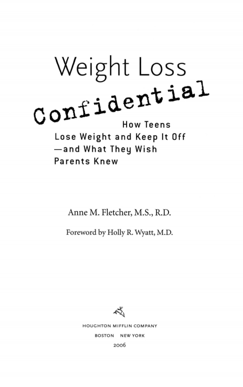 Cover image for book Weight Loss Confidential