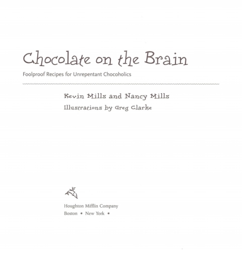 Cover image for book Chocolate On The Brain