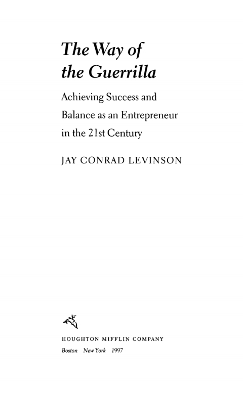 Cover image for book The Way Of The Guerrilla