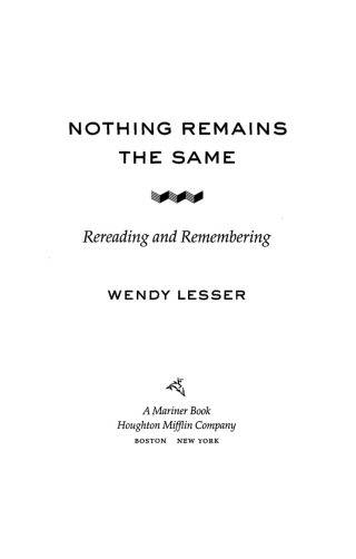 Nothing Remains the Same