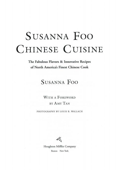 Cover image for book Susanna Foo Chinese Cuisine