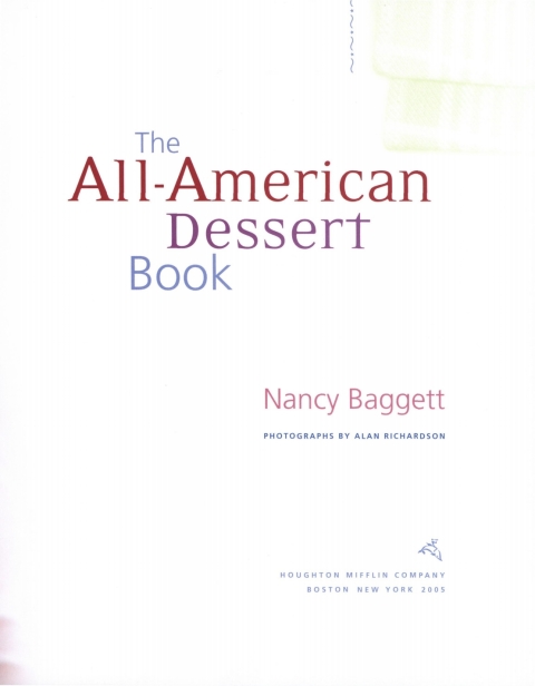 Cover image for book The All-American Dessert Book