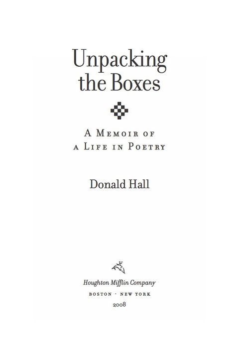 Cover image for book Unpacking The Boxes