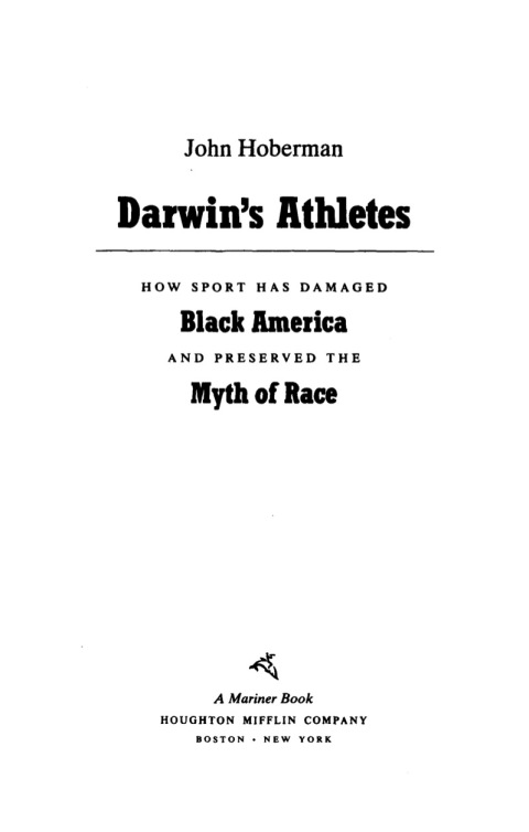 Cover image for book Darwin's Athletes