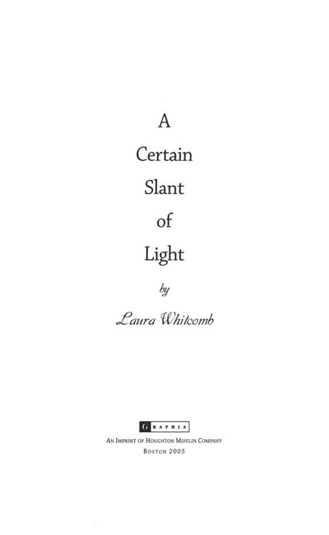 Cover image for book A Certain Slant of Light