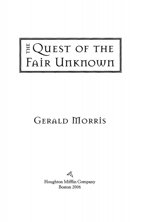 Cover image for book The Quest of the Fair Unknown